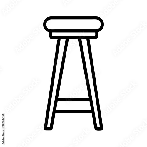 bar stool icon design