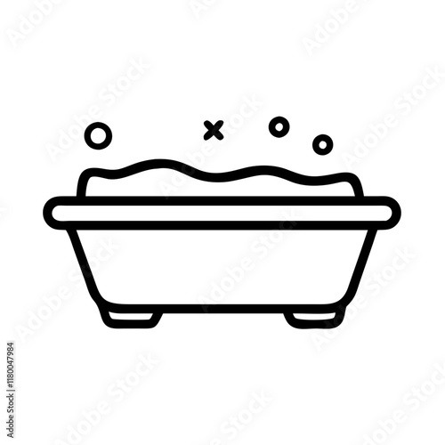 bath tray icon design
