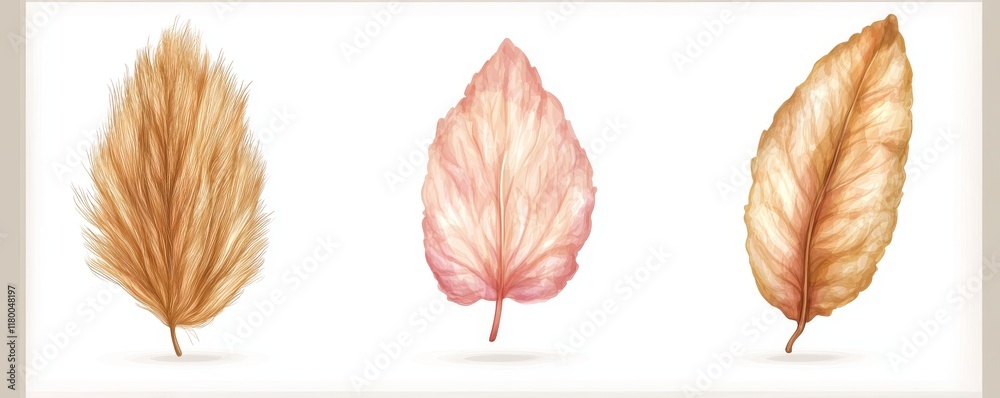 Fototapeta premium A modern set of luxury botanical golden texture wall art, designed with marble in an abstract shape and featuring gold patterns, is ideal for print, cover, and wallpaper. This piece emphasizes