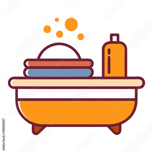 bath tray icon design
