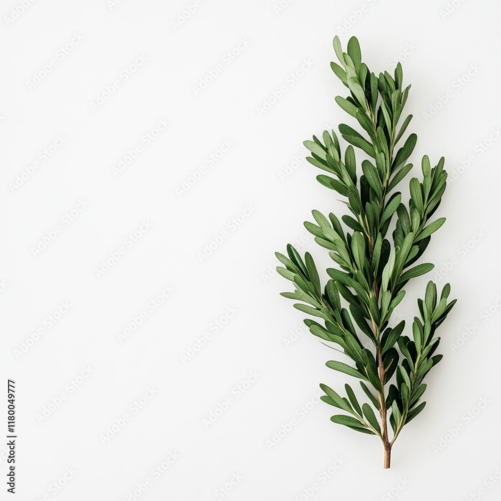 Fototapeta premium january minimalism isolated on white background 