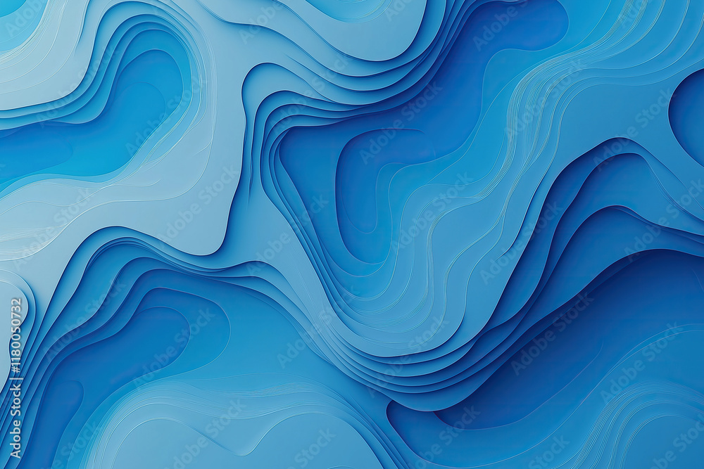 Obraz premium blue gradient background