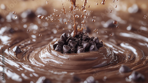 A background in Mocha Mousse hues, texture, Trending color 2025