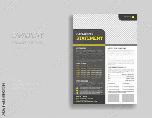 Capability Statement Design template