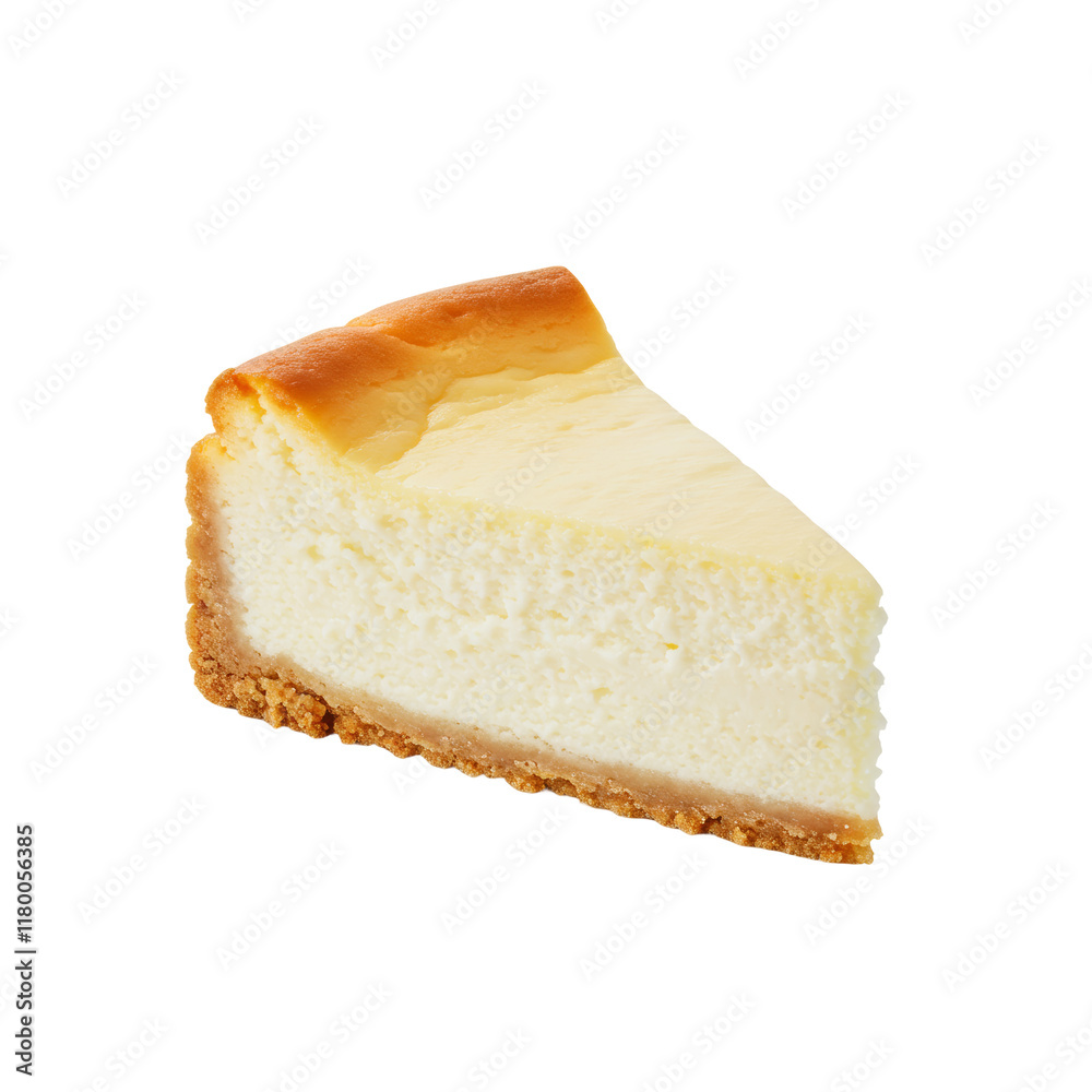 A slice of creamy cheesecake isolated on a transparent background PNG, highlighting its smooth texture and delicious appearance.
A slice of creamy cheesecake isolated on a transparent background PNG, highlighting its smooth texture and delicious appearance.