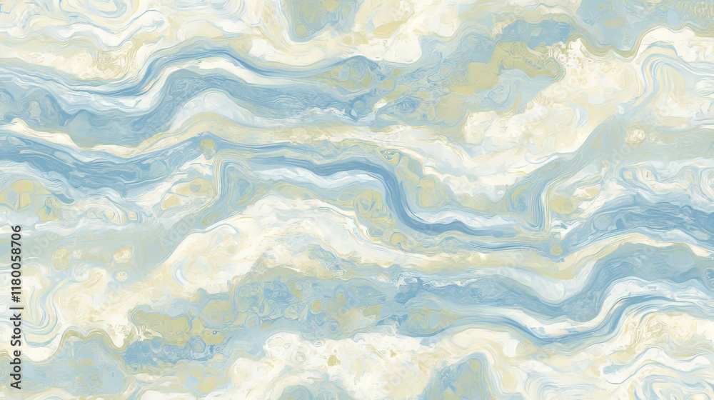 Fototapeta premium KinTsugi Marble Abstract: Finding beauty in imperfect elegance