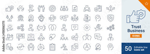 Trust icons Pixel perfect. check, team, quality, ...	
