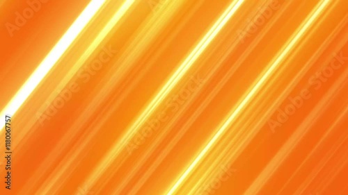4K Orange Speed Line Comic Abstract Loop Background Animation | Seamless Motion Graphics