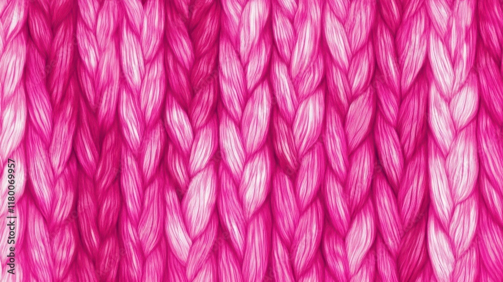 Stunning Pink and White Knitted Pattern Stunning Pink and White Knitted Pattern