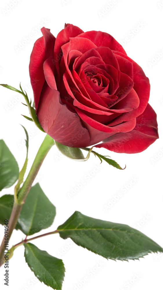Fototapeta premium single red rose