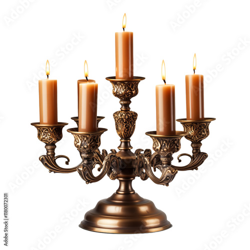 Candelabra isolated on transparent background png