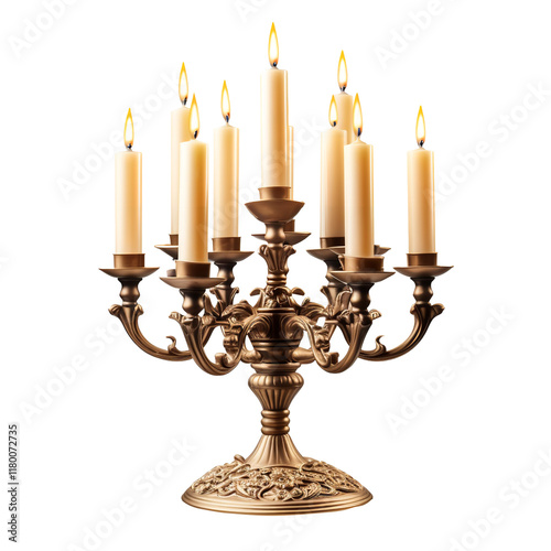Candelabra isolated on transparent background png