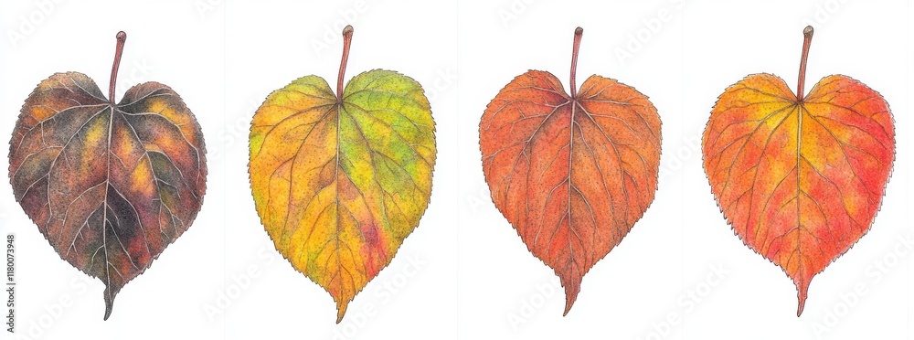 Fototapeta premium A poster set in mid-century style, showcasing abstract geometric and natural shapes through modern illustrations including a tropical palm leaf, geo design elements suitable for minimalist prints,