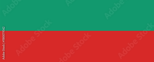 Bulgaria flag , national flag of Bulgaria, vector, illustration.