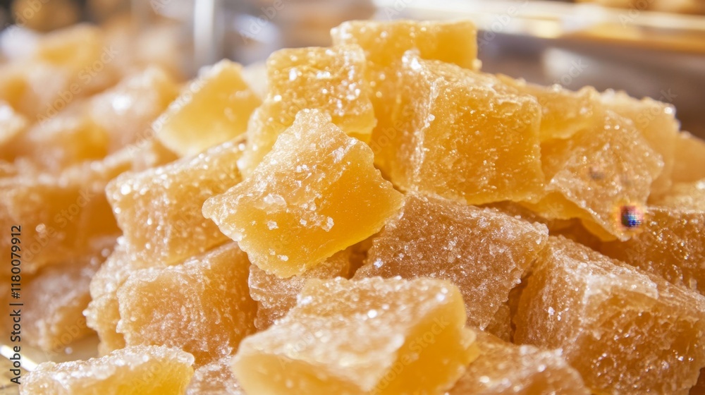 Honey-Colored Candied Cubes Honey-Colored Candied Cubes