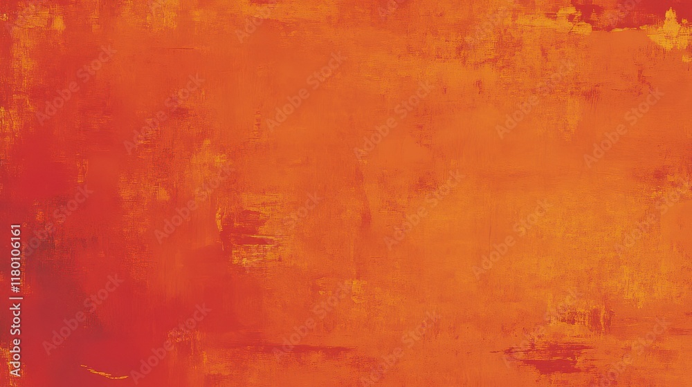 Fototapeta premium Stunning Orange Abstract Painting: A Vibrant and Textured Modern Art Piece