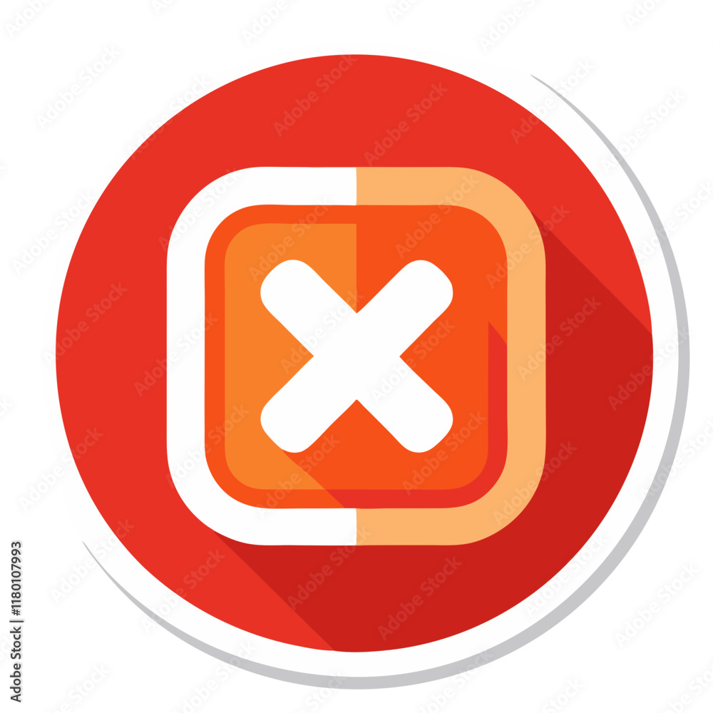 Obraz premium close icon design