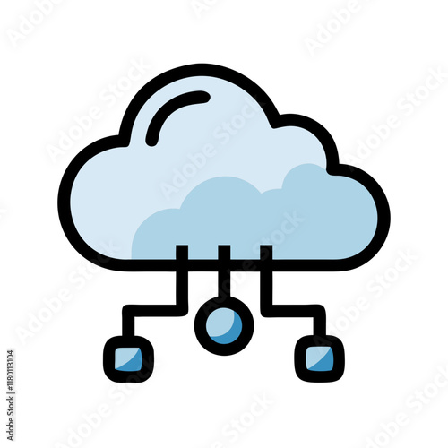 cloud computing icon design