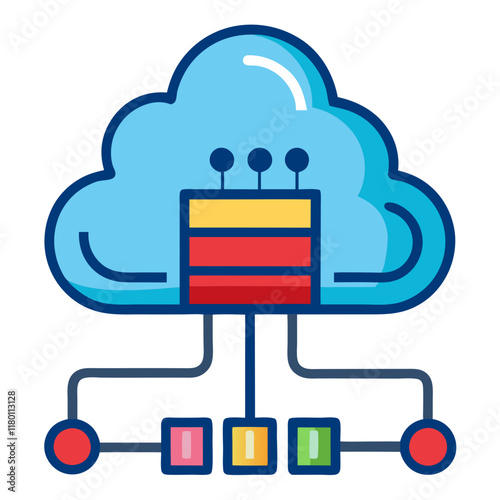 cloud computing icon design