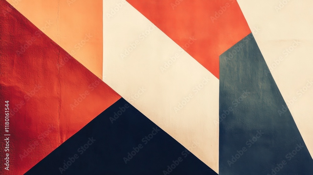 Abstract Geometric Wall Art, Colorful Triangle Pattern, Modern Design, Minimalist Background Abstract Geometric Wall Art, Colorful Triangle Pattern, Modern Design, Minimalist Background