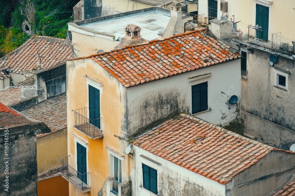 A cityscape image featuring a group of buildings with a clock on the top, suitable for use in urban planning, travel or architectural designs A cityscape image featuring a group of buildings with a clock on the top, suitable for use in urban planning, travel or architectural designs