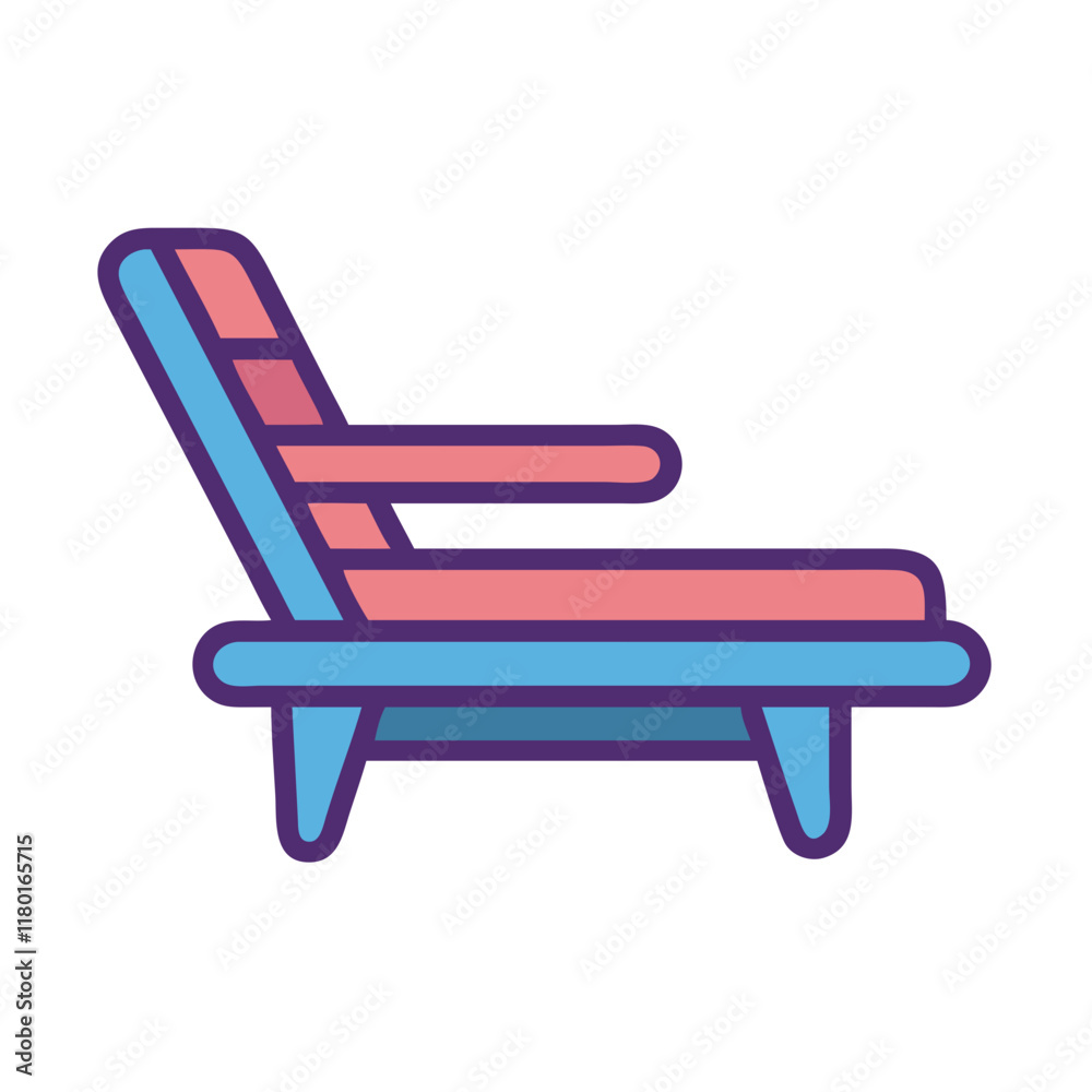 lounger icon design lounger icon design