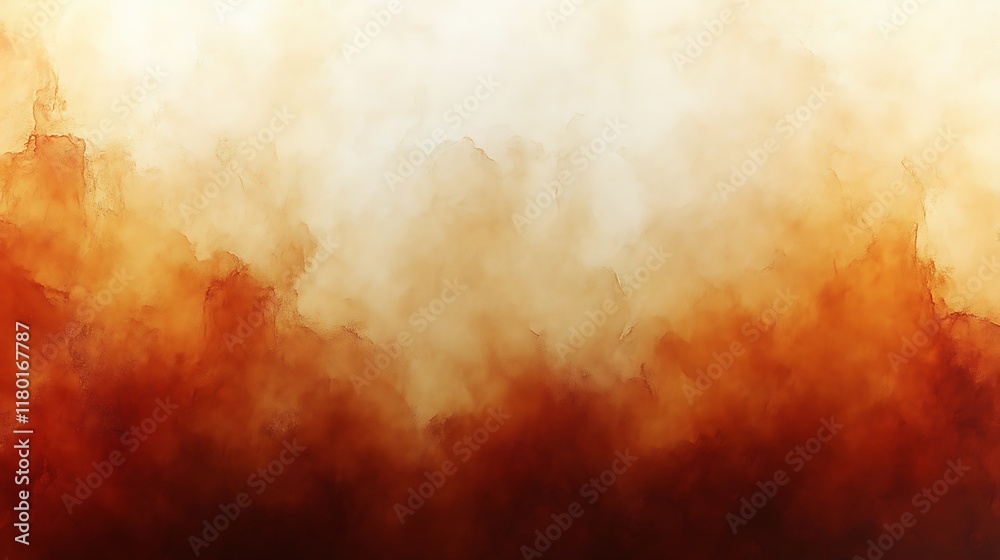 Obraz premium Abstract orange and white smoke clouds background.