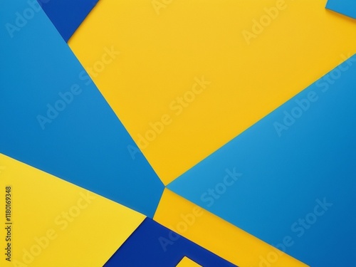 Bold Psychedelic Paper Shapes Featuring Copy Space for Your Creative Projects