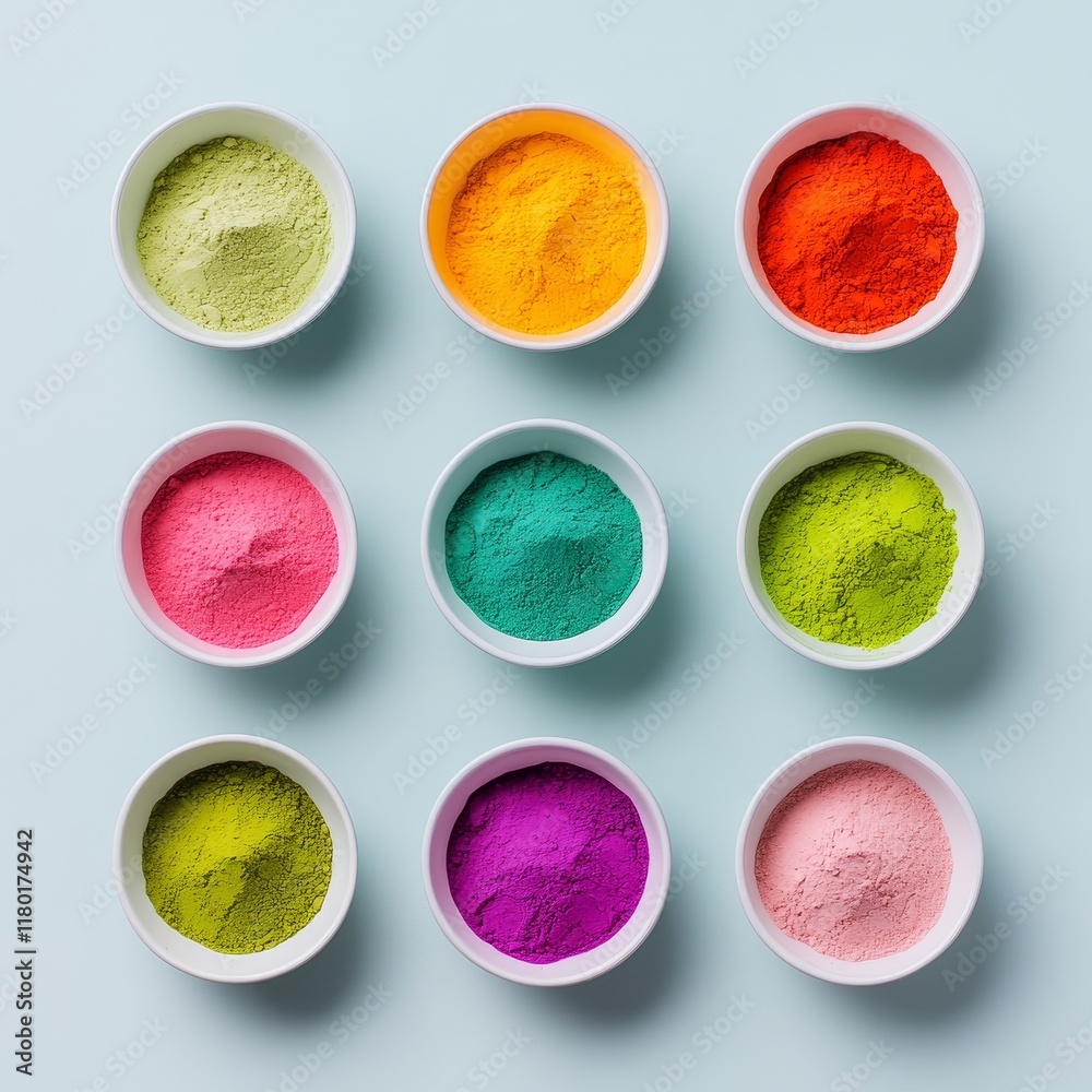 Pastel Holi Colors in Ceramic Bowls – A Celebration of Vibrant Traditions 10 Pastel Holi Colors in Ceramic Bowls – A Celebration of Vibrant Traditions 10