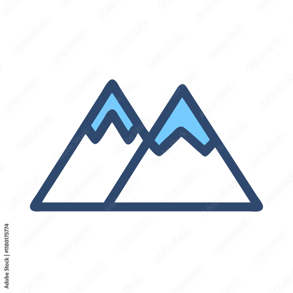mountain icon design mountain icon design