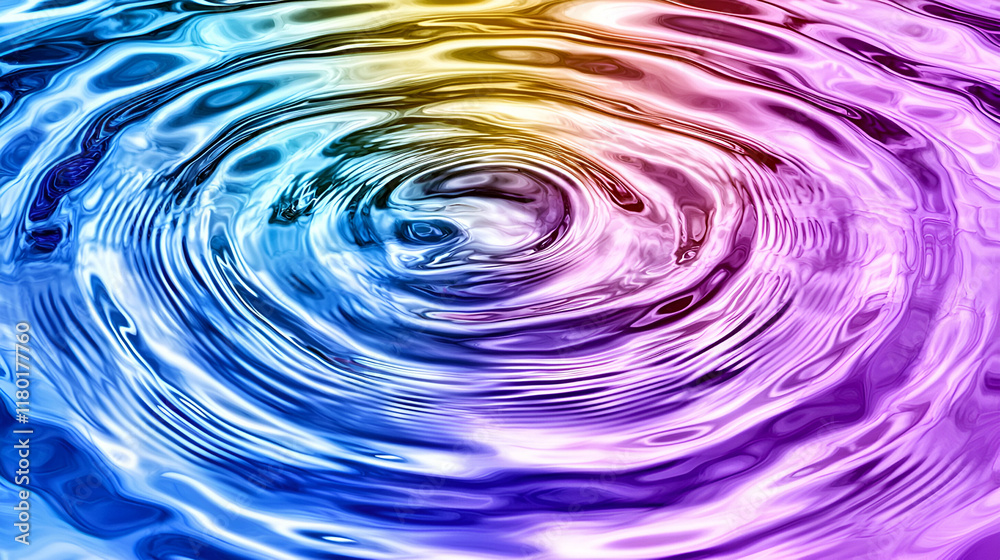 A vibrant image of colorful water ripples, showcasing swirling patterns in shades of blue, purple, and rainbow hues. A vibrant image of colorful water ripples, showcasing swirling patterns in shades of blue, purple, and rainbow hues.