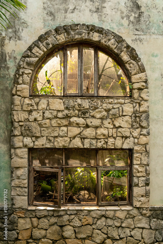 old stone window
