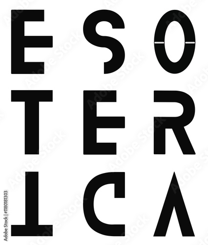 ESOTERICA Unique Hand Lettered Font