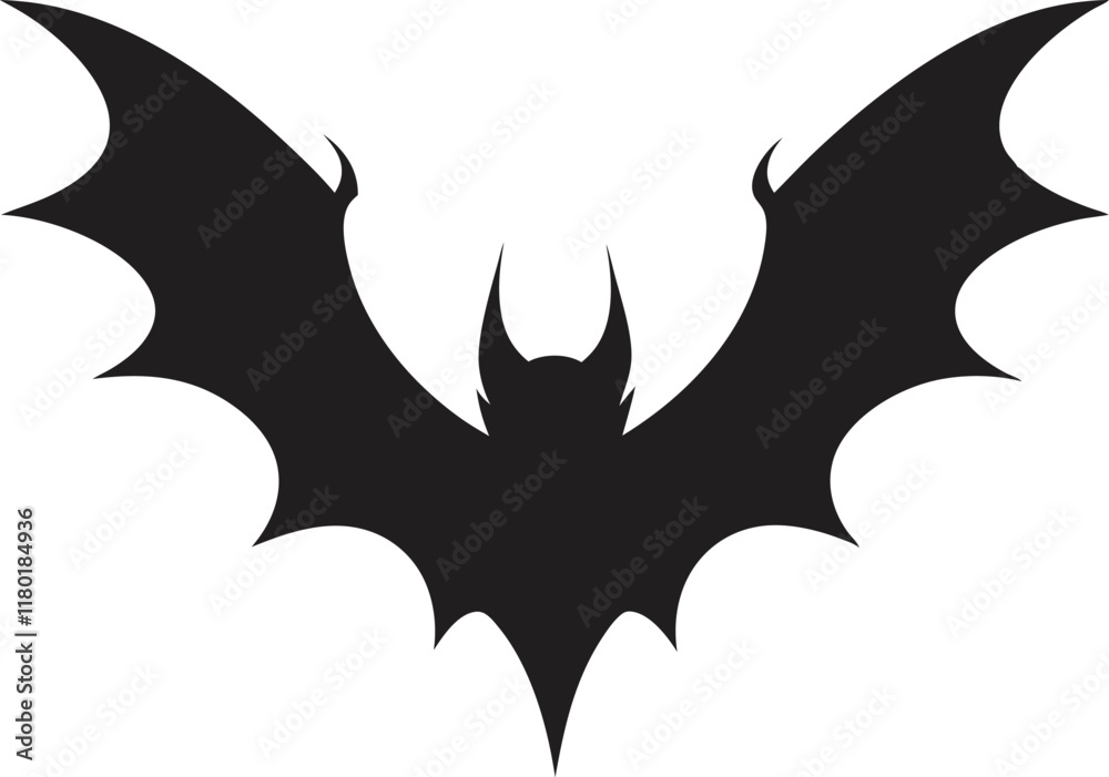 bat silhouette vector design bat silhouette vector design