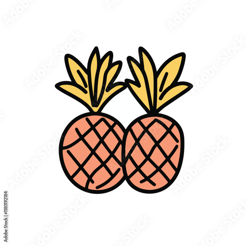 Pineapple Icons: From Simple Silhouettes, Colorful Icons, and Fun Characters to Adorable Mascots.