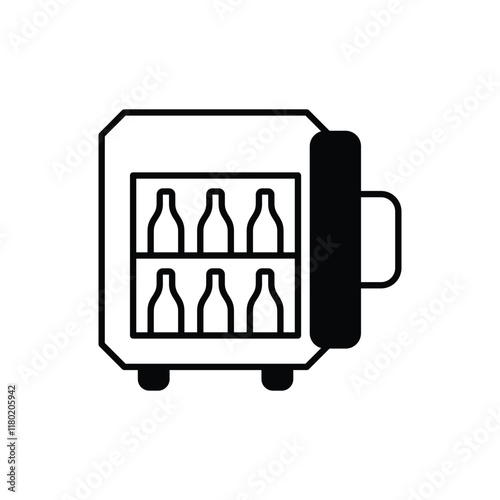 Mini-bar vector icon