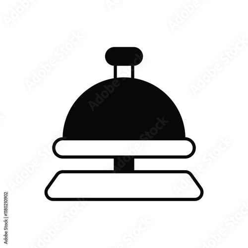 Reception Bell vector icon