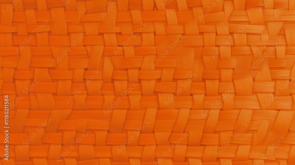 Obraz premium Stunning Orange Woven Texture Design for Backgrounds and Patterns