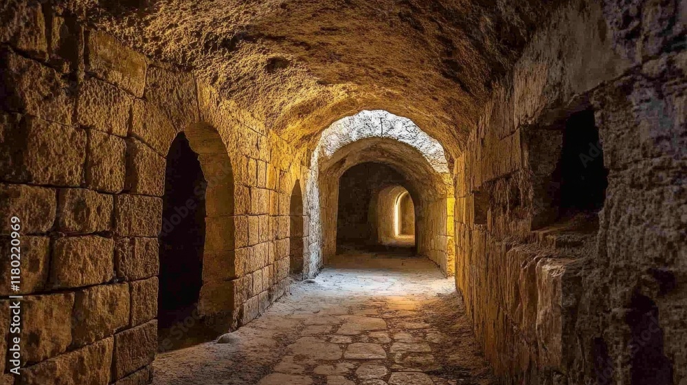 Ancient Stone Tunnel - A Historical Passageway Ancient Stone Tunnel - A Historical Passageway