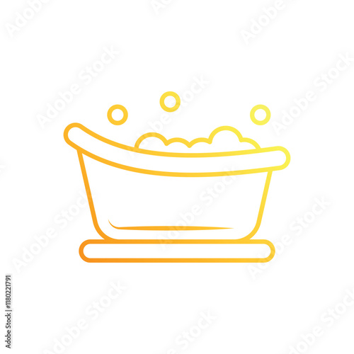 Bathtub  vector icon