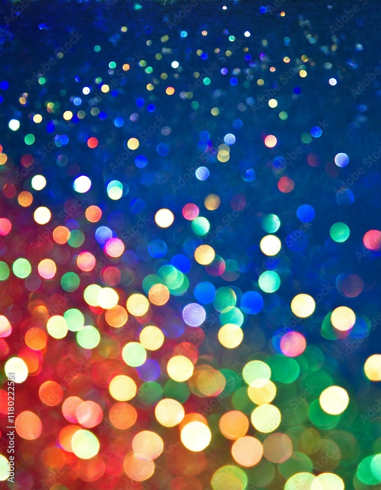 Vibrant bokeh lights in a rainbow of colors. Vibrant bokeh lights in a rainbow of colors.