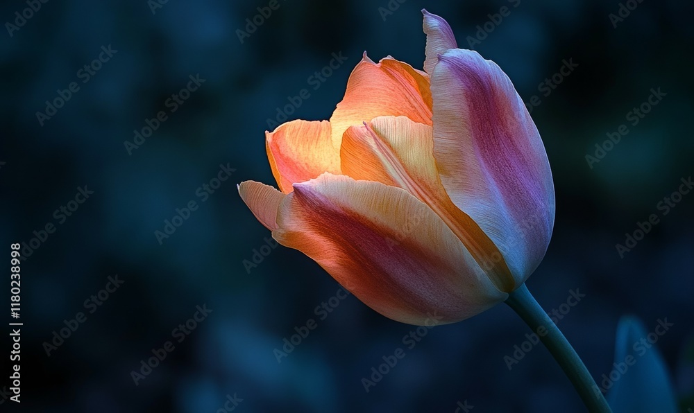 Fototapeta premium Beautiful spring tulips in the Brooklyn Botanic Garden