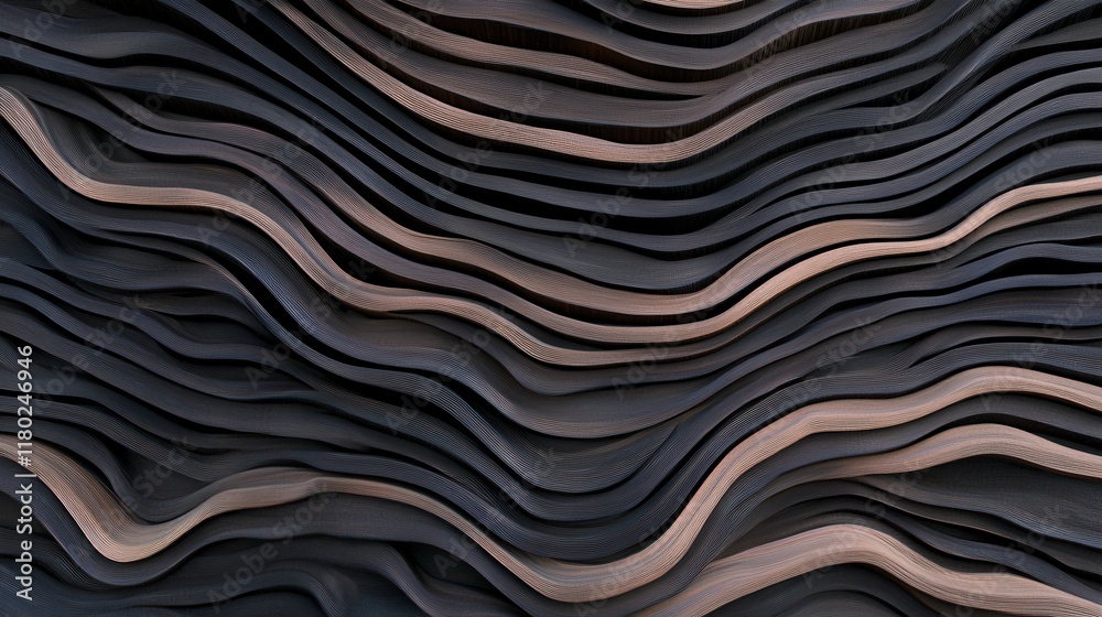 Abstract Architectural Design: A Study in Dynamic Wavy Structures Abstract Architectural Design: A Study in Dynamic Wavy Structures