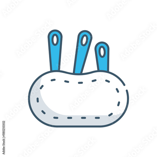 Needle case vector icon