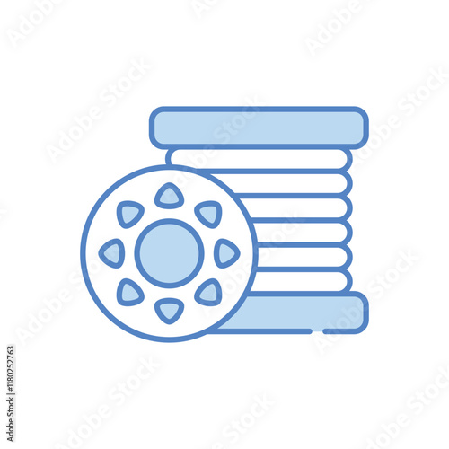 Bobbin vector icon