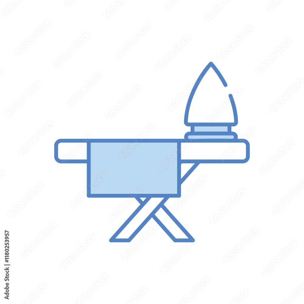 Pressing cloth vector icon Pressing cloth vector icon