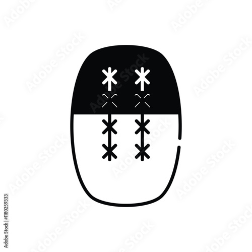 Stitches vector icon