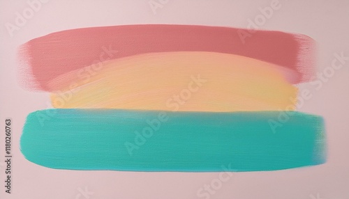An image of unique paint strokes of different colors overlapping each other to form a single piece of work