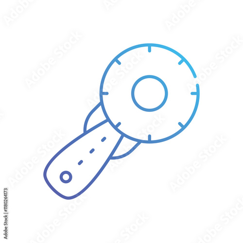 Rotary cutter vector icon