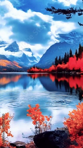 lake in the mountains